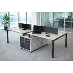 4'LÜ ETAJERLİ OXXA ÇOKLU ÇALIŞMA MASASI